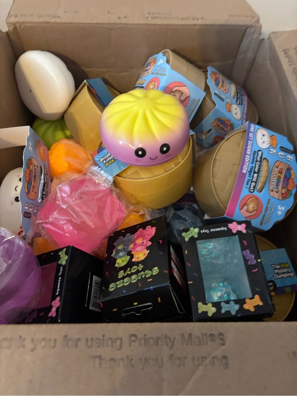 Mystery Bun Squishy Toy - Yellow (One Set Sugar Edition)